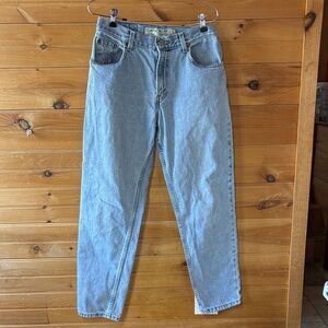 Levi's Light Blue Women's Relaxed Jeans 550 Tapered